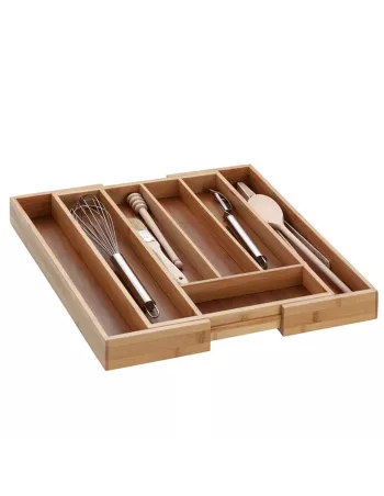 Range Couverts Extensible - Kalma Bambou -28 à 39 cm