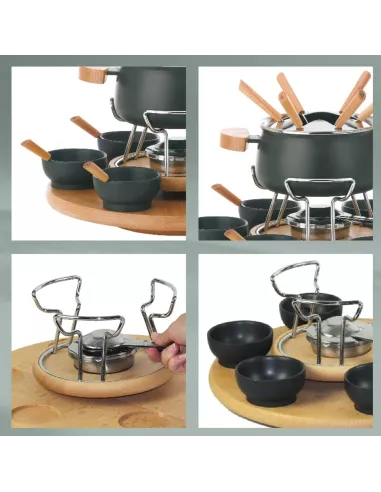 Carrousel à fondue Natura (23 pièces) - Kela