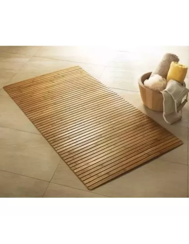 Caillebotis Salle de Bain Bambus 50x80 - Kleine Wolke