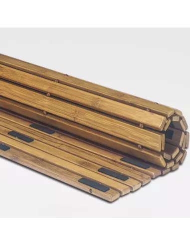 Caillebotis Salle de Bain Bambus XL 60x115 - Kleine Wolke