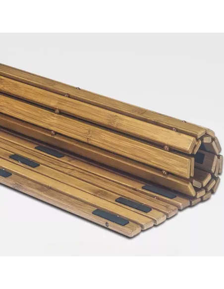 Caillebotis Salle de Bain Bambus XL 60x115 - Kleine Wolke