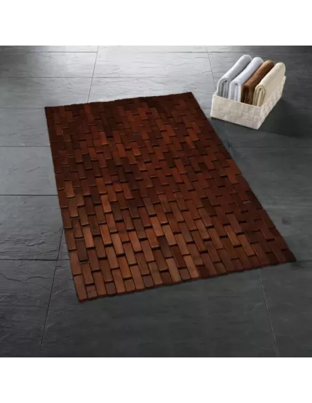 Caillebotis Salle de Bain Palito Brun - Kleine Wolke