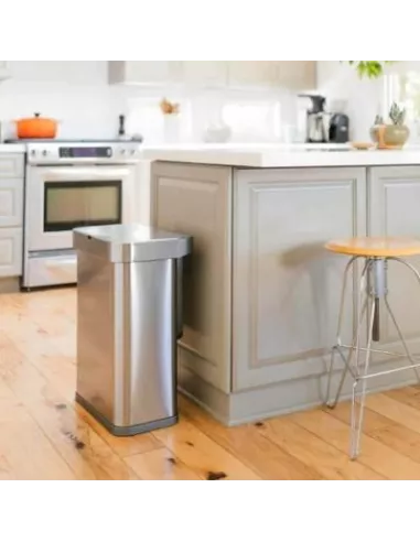 Poubelle Automatique Inox Brossé 58L - Simplehuman