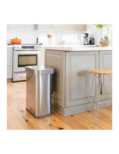 Poubelle Automatique Inox Brossé 58L - Simplehuman
