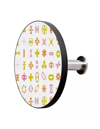 Patère murale Design Art Up Karim - Coloris Blanc