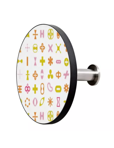 Patère murale Design Art Up Karim - Coloris Blanc