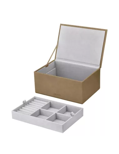 Boîte à bijoux - Sahla - Indian Tan - Taille L  de la marque Blomus