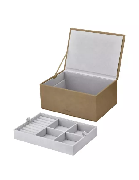 Boîte à bijoux - Sahla - Indian Tan - Taille L  de la marque Blomus