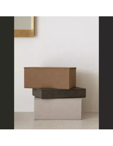 Boîte à bijoux - Sahla - Indian Tan - Taille L  de la marque Blomus