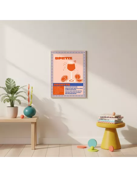 Affiche décoration murale "Spritz" - 30x40cm - Derrière La Porte