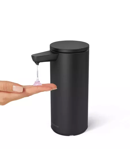 Distributeur Savon automatique à Capteur - Rechargeable - 266ml - Noir Mat
