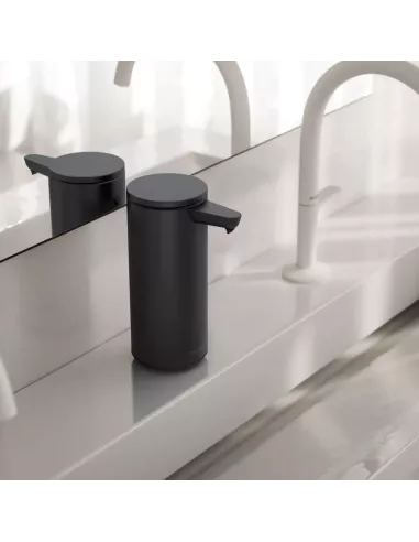 Distributeur Savon automatique à Capteur - Rechargeable - 266ml - Noir Mat