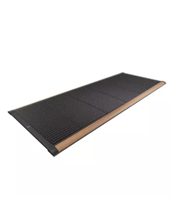 Tapis d'extérieur Luxe en aluminium et teck 175 x 70 cm - Rizz - 4 Couleurs