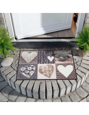 Tapis Entrée original Farandole de Cœurs 75x120cm - Salonloewe 2