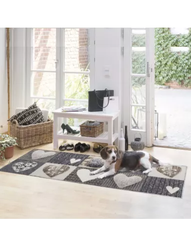 Tapis Farandole de Cœurs 60 x 180 cm - Salonloewe