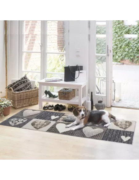 Tapis Farandole de Cœurs 60 x 180 cm - Salonloewe