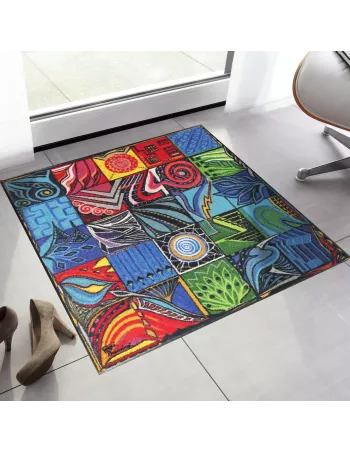 Tapis Paillasson Carré Gemelli 85x85 2