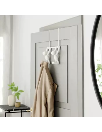 Patère Porte Buddy OTD Double Hook Blanc - Umbra 2