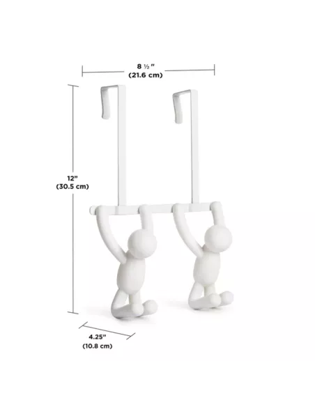 Patère Porte Buddy OTD Double Hook Blanc - Umbra