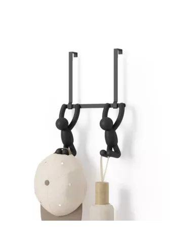 Patère Porte Buddy OTD Double Hook Noir - Umbra