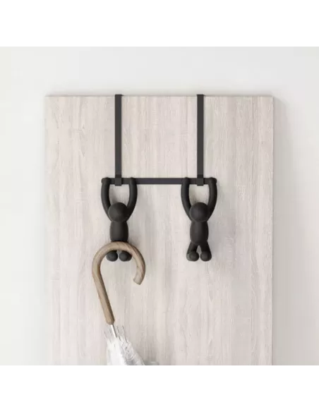 Patère Porte Buddy OTD Double Hook Noir - Umbra