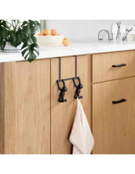 Patère Porte Buddy OTD Double Hook Noir - Umbra