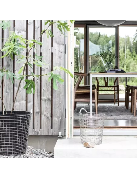 Panier à Linge Classic 65 - Blanc Acier Galvanisé