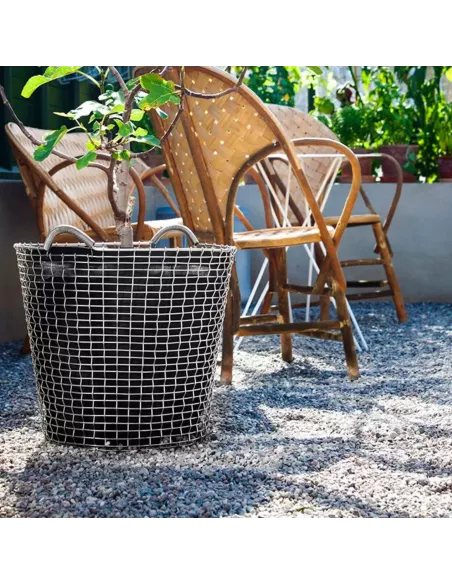 Panier à Linge Classic 65 - Blanc Acier Galvanisé