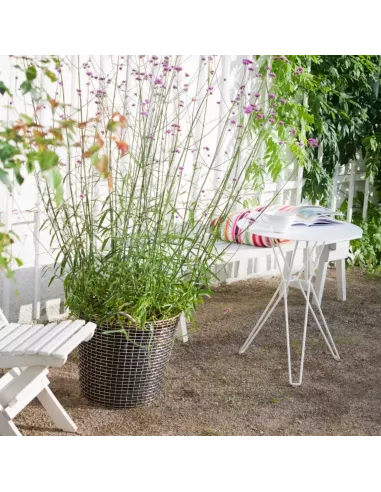 Panier à Linge Classic 65 - Blanc Acier Galvanisé