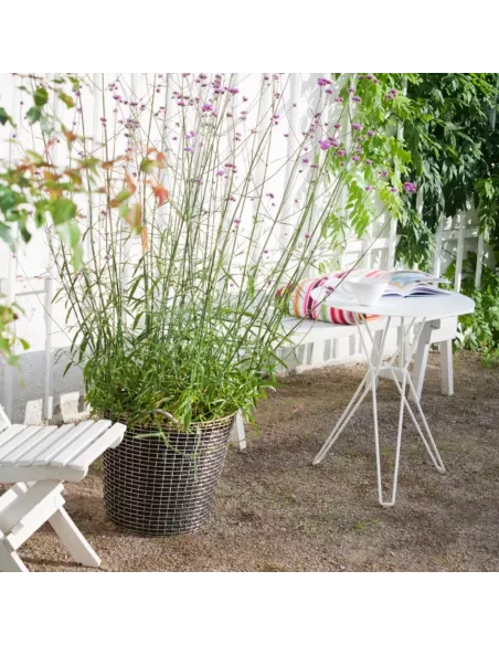 Panier à Linge Classic 65 - Blanc Acier Galvanisé