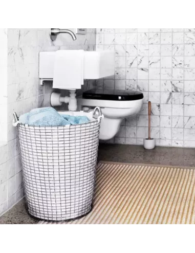 Panier à Linge Classic 80 - Blanc Acier Galvanisé