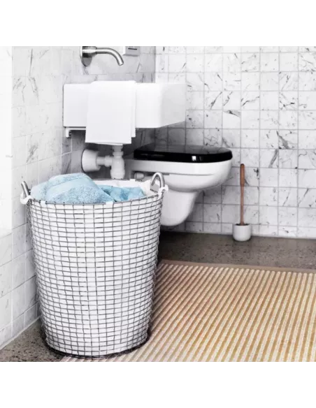 Panier à Linge Classic 80 - Blanc Acier Galvanisé