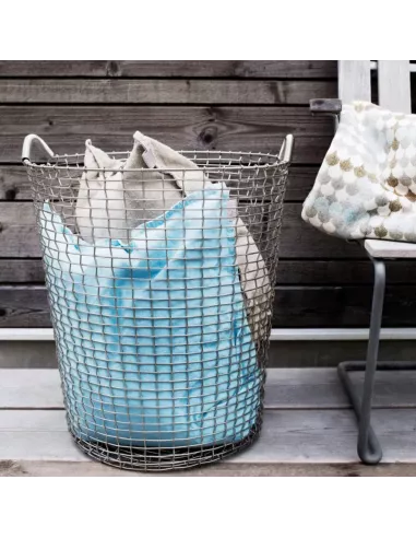 Panier à Linge Classic 80 - Blanc Acier Galvanisé
