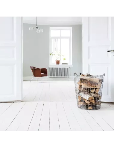 Panier à Linge Classic 80 - Blanc Acier Galvanisé