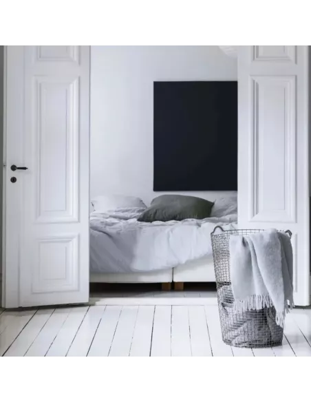 Panier à Linge Classic 80 - Blanc Acier Galvanisé