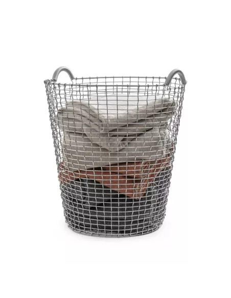 Panier à Linge Classic 80 - Blanc Acier Galvanisé