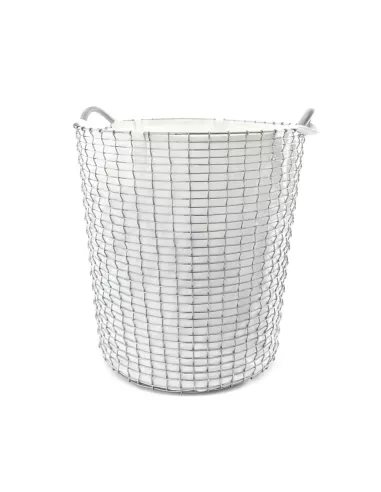 Panier à Linge Classic 80 - Blanc Acier Galvanisé