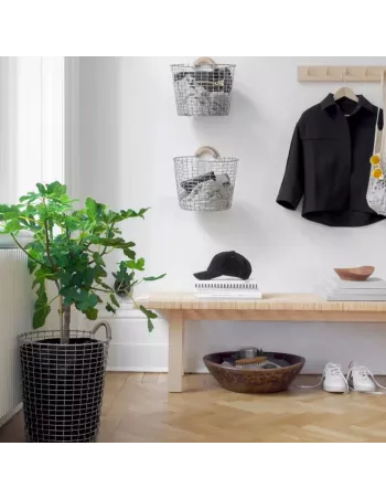 Panier Rangement Mural Métal Bin 16 Inox 2