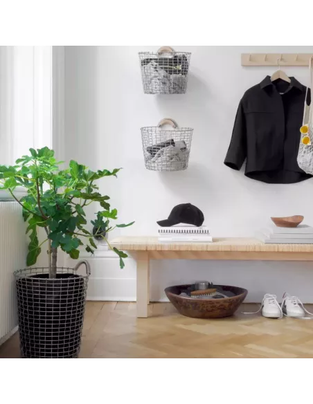 Panier Rangement Mural Métal Bin 16 Inox - Acier inoxydable