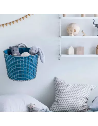 Panier Rangement Mural Métal Bin 16 Inox - Acier inoxydable