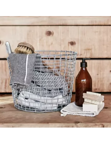 Panier Rangement Mural Métal Bin 16 Inox - Acier inoxydable