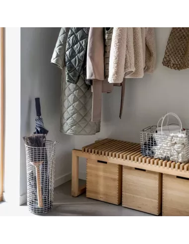 Porte Parapluie Design Bin Inox - Acier inoxydable