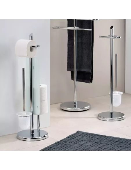 Set WC Ken Métal Chromé Brillant