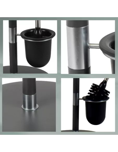 Serviteur WC Noir Sinerio