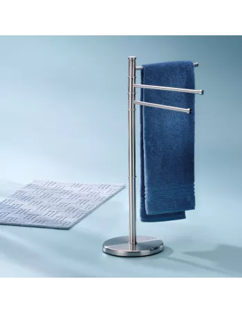 Porte Serviette Sur Pied 3 Barres Swing Inox Mat 2