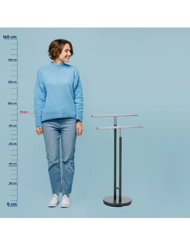 Porte Serviette Sur Pied Sinerio