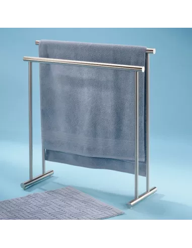 Porte Serviette Sur Pied Inox Mat Priamo 76cm
