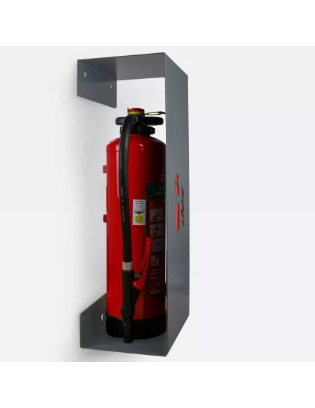 Cache Extincteur Design Fire Large Gris