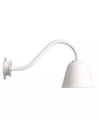 Applique Murale Extérieur Rétro Bell White