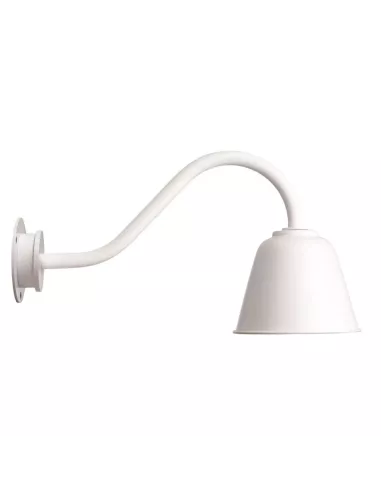 Applique Murale Extérieur Rétro Bell White